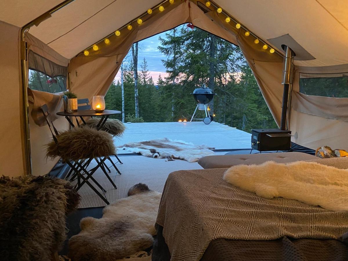 Glamping Tent With Amazing View In The Forest Турсбю Экстерьер фото