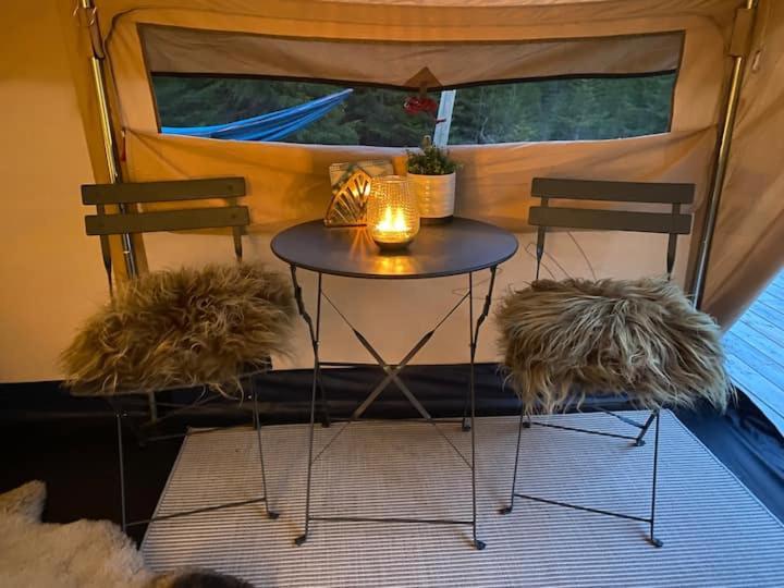 Glamping Tent With Amazing View In The Forest Турсбю Экстерьер фото